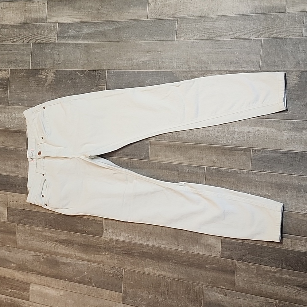 Dickies brand white skinny jeans
